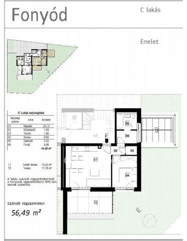 Eladó téglalakás, Fonyódon 73.4 M Ft, 1+1 szobás