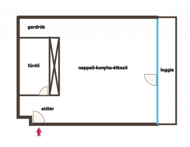 Eladó téglalakás, Debrecenben 39.9 M Ft, 1 szobás