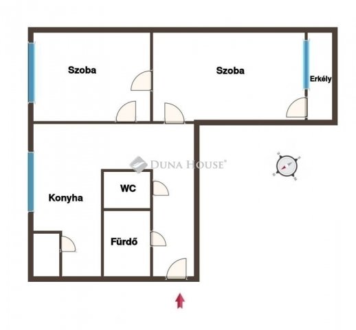 Eladó panellakás, Kecskeméten 39.8 M Ft, 2 szobás