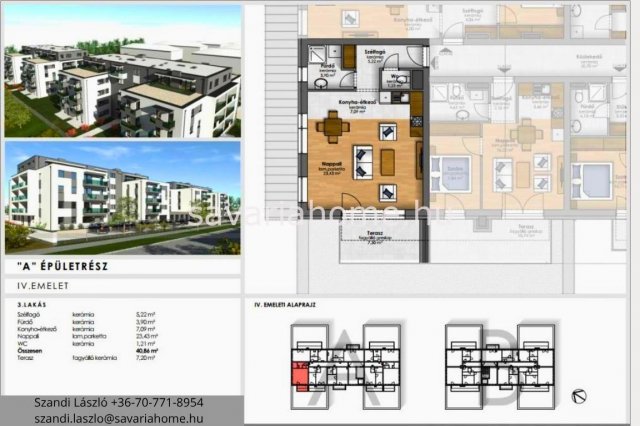 Eladó téglalakás, Szombathelyen 47.9 M Ft, 1 szobás