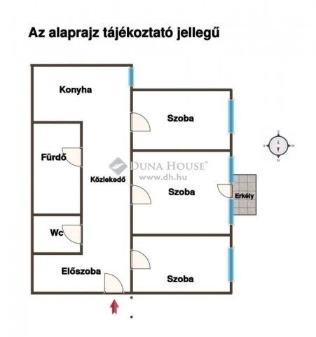Eladó panellakás, Budapesten, XX. kerületben 68.8 M Ft, 3 szobás