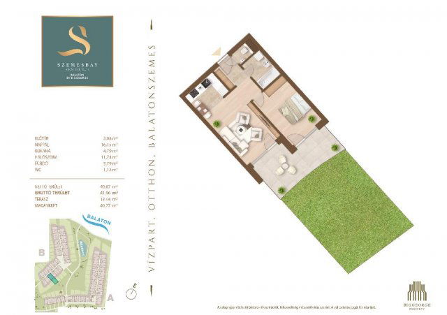 Eladó téglalakás, Balatonszemesen 115 M Ft, 2 szobás