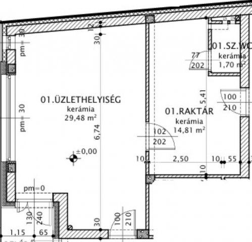 Eladó téglalakás, Jánossomorján 67.6 M Ft, 2 szobás
