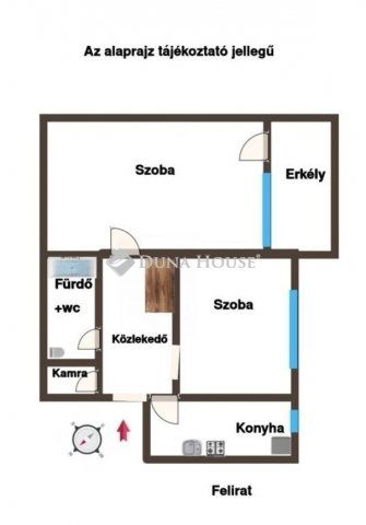 Eladó téglalakás, Szegeden 59.9 M Ft, 2 szobás