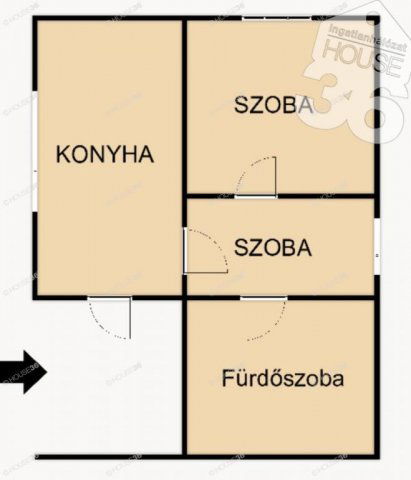 Eladó mezogazdasagi ingatlan, Nyárlőrincen 9.5 M Ft, 2 szobás