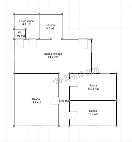 Eladó családi ház, Romhányon 39.99 M Ft, 4 szobás