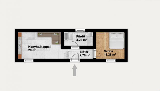 Eladó családi ház, Mezőkövesden 20.499 M Ft, 1+1 szobás