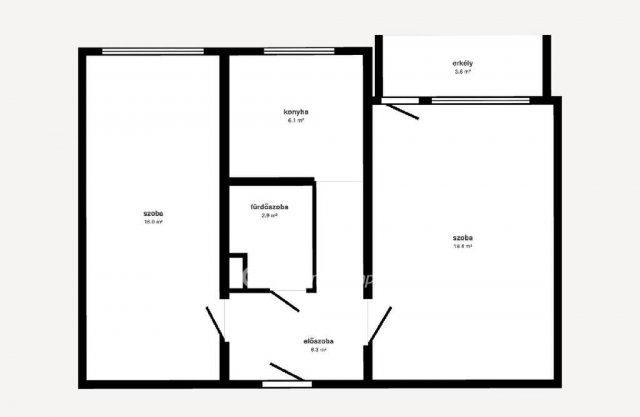 Eladó panellakás, Nyíregyházán 42.99 M Ft, 2 szobás