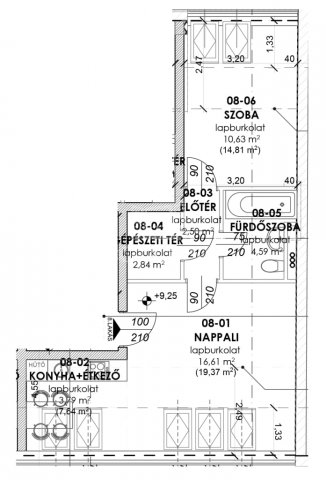 Eladó téglalakás, Szegeden 47.4 M Ft, 2 szobás