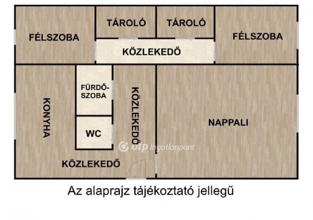 Eladó panellakás, Nyíregyházán 49.99 M Ft, 1+2 szobás