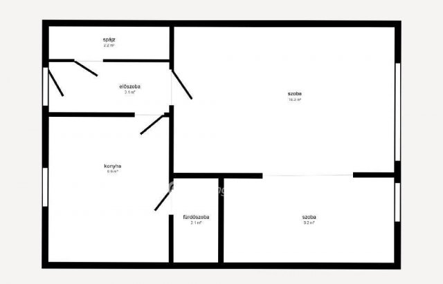 Eladó téglalakás, Ormosbányán 8.5 M Ft, 1+1 szobás