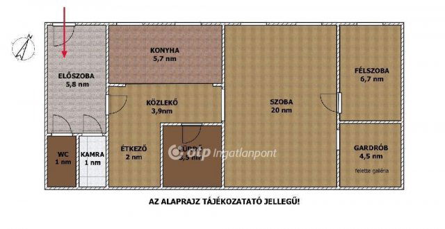 Eladó téglalakás, Budapesten, VI. kerületben 76.9 M Ft