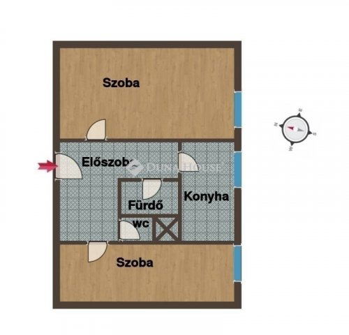 Eladó panellakás, Pécsett 48.9 M Ft, 1+1 szobás