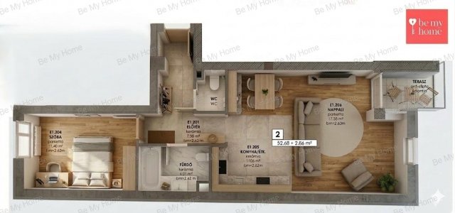 Eladó téglalakás, Budapesten, III. kerületben 98.175 M Ft