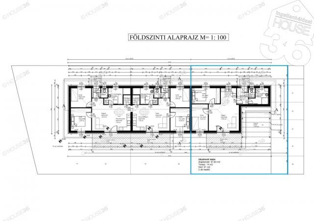 Eladó sorház, Kecskeméten 66.9 M Ft, 3 szobás