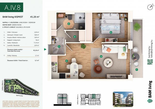 Eladó téglalakás, Budapesten, XIX. kerületben, Iparos utcában