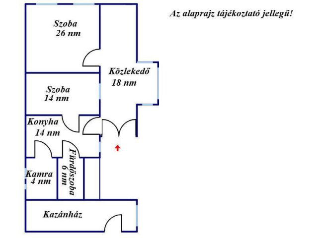 Eladó családi ház, Békésen 12 M Ft, 2 szobás