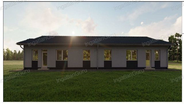 Eladó ikerház, Helvécián 73 M Ft, 4 szobás