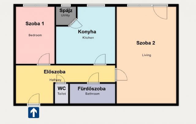 Eladó téglalakás, Kiskunhalason 26.99 M Ft, 2 szobás