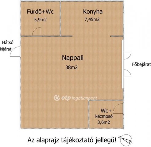 Eladó családi ház, Kiskunlacházán 45.9 M Ft, 1 szobás