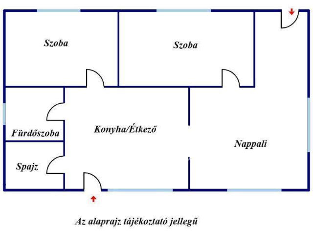 Eladó családi ház, Emődön 31.99 M Ft, 2 szobás