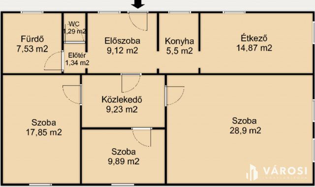Eladó családi ház, Hódmezővásárhelyen 34.9 M Ft, 3 szobás