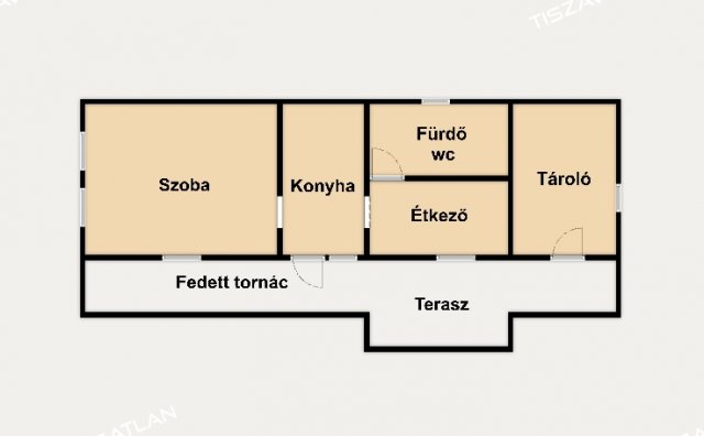 Eladó családi ház, Nagykörűn, Petőfi úton 27.9 M Ft, 1 szobás