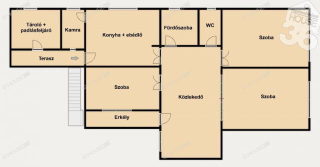 Eladó családi ház, Akasztón 29.9 M Ft, 3 szobás