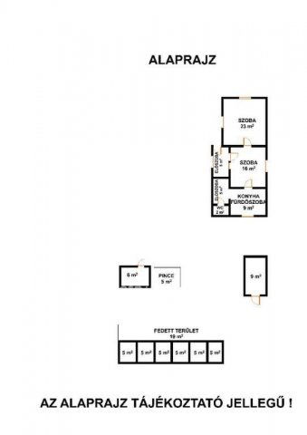 Eladó családi ház, Berettyóújfaluban 24.9 M Ft, 2 szobás