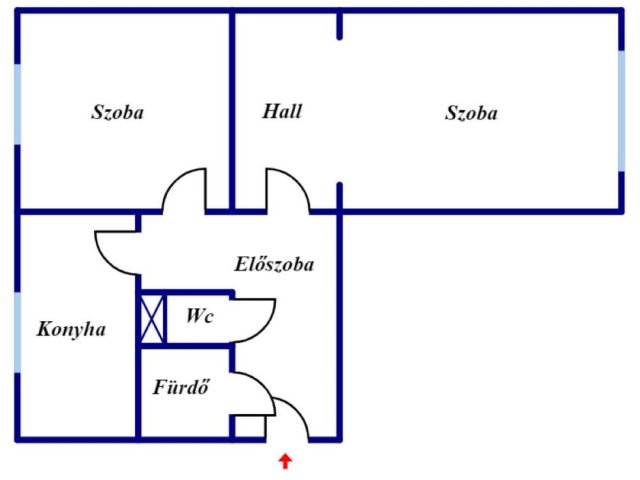 Eladó panellakás, Székesfehérvárott 54.9 M Ft, 2 szobás