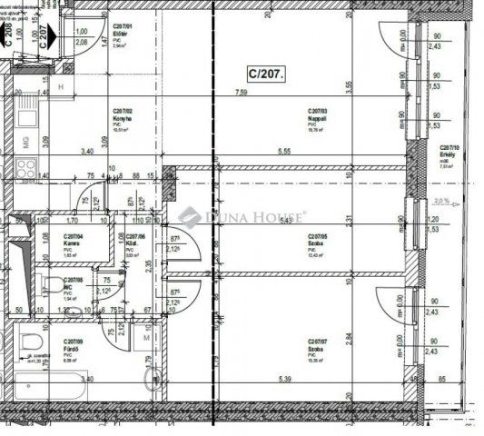 Eladó téglalakás, Budapesten, XIII. kerületben 119.35 M Ft