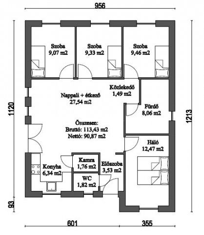 Eladó családi ház, Kecskeméten 78.9 M Ft, 4 szobás