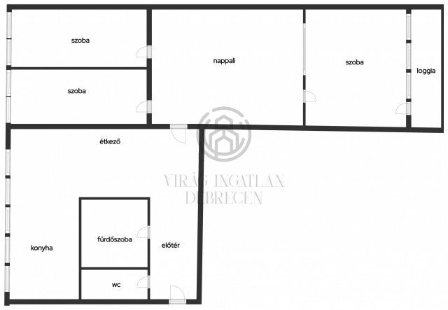 Eladó panellakás, Debrecenben, Trombitás utcában 59.9 M Ft