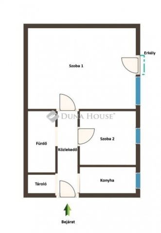 Eladó téglalakás, Budapesten, XVI. kerületben 61 M Ft, 2 szobás