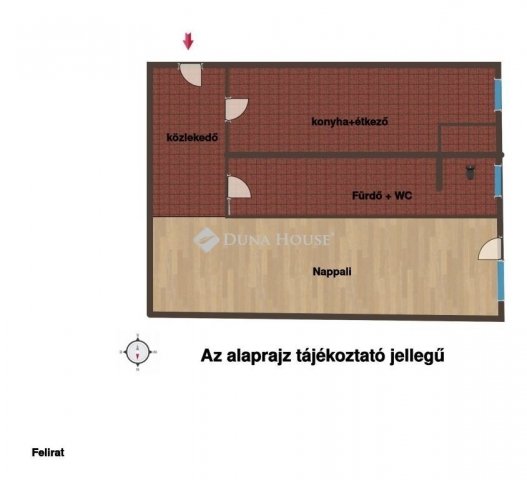 Eladó téglalakás, Budapesten, IV. kerületben 54.5 M Ft, 1 szobás