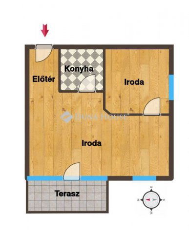 Eladó iroda, Szombathelyen, Semmelweis Ignác utcában 39.5 M Ft