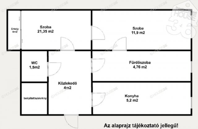 Eladó téglalakás, Kecskeméten 42.4 M Ft, 2 szobás