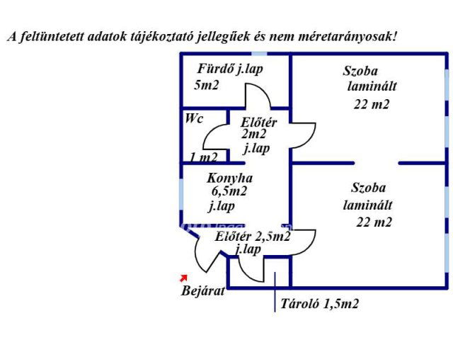 Kiadó téglalakás, albérlet, Balassagyarmaton 140 E Ft / hó