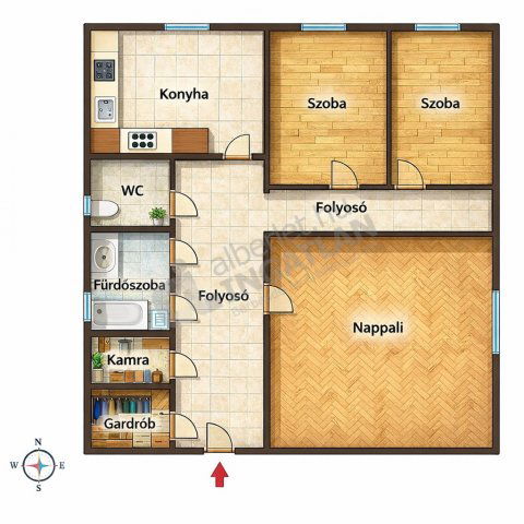 Eladó panellakás, Budapesten, XV. kerületben, Páskomliget utcában