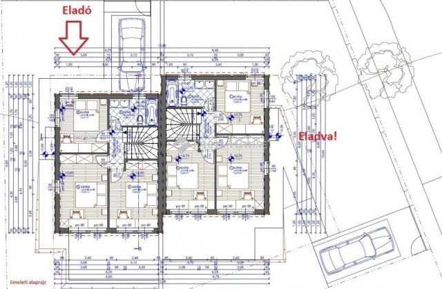 Eladó ikerház, Budapesten, XXII. kerületben 160 M Ft, 5 szobás