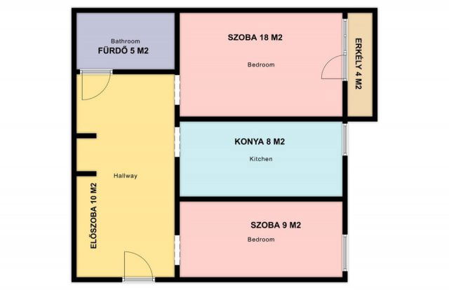 Eladó téglalakás, Tatabányán 39.7 M Ft, 2 szobás