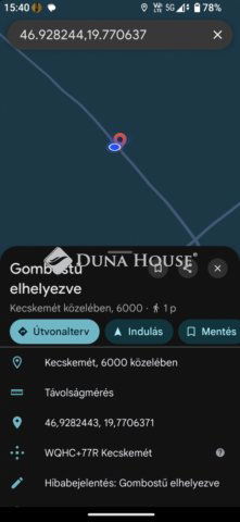 Eladó telek, Kecskeméten 13 M Ft / költözzbe.hu