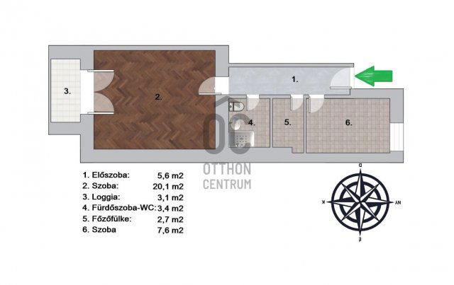 Eladó téglalakás, XI. kerületben, Lágymányosi utcában