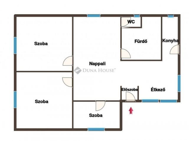 Eladó családi ház, Pusztavámon 69.9 M Ft, 4 szobás