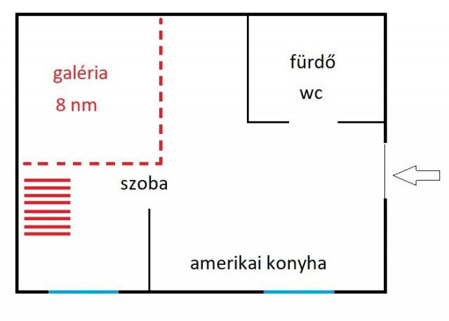 Eladó téglalakás, Budapesten, VII. kerületben 57.7 M Ft