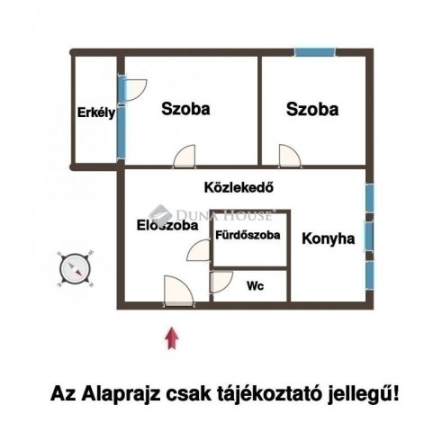 Eladó téglalakás, Monoron 52 M Ft, 2 szobás