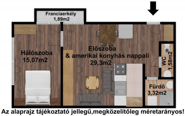 Eladó téglalakás, Budapesten, IX. kerületben 83.99 M Ft