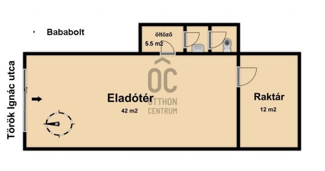 Eladó iroda, Gyöngyösön 65 M Ft / költözzbe.hu