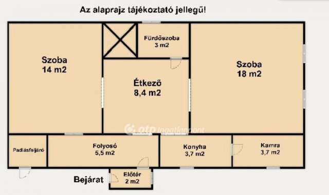 Eladó családi ház, Gyömörén 17.99 M Ft, 2 szobás