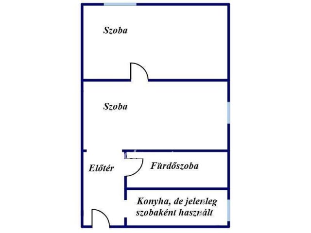 Eladó téglalakás, Pécsett 23.8 M Ft, 2 szobás